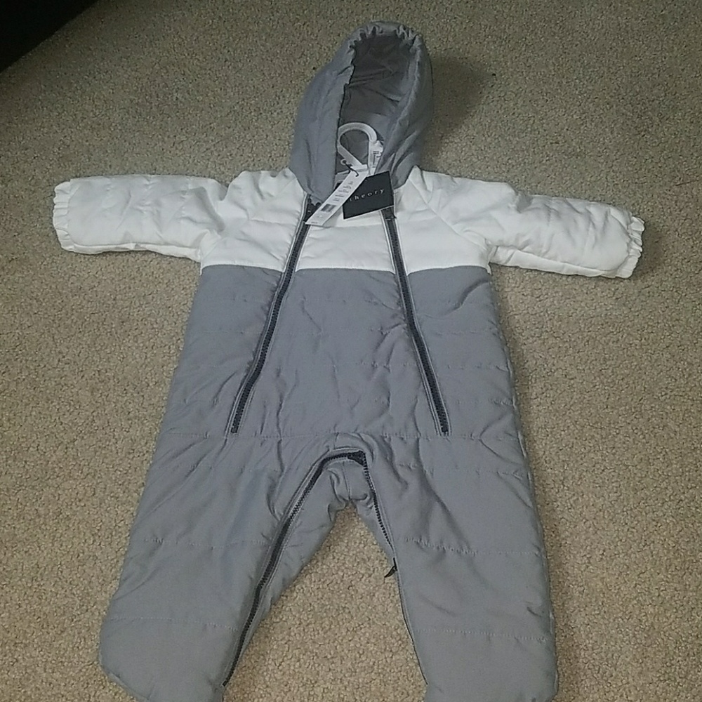 Theory 3/6 months baby coat nwt